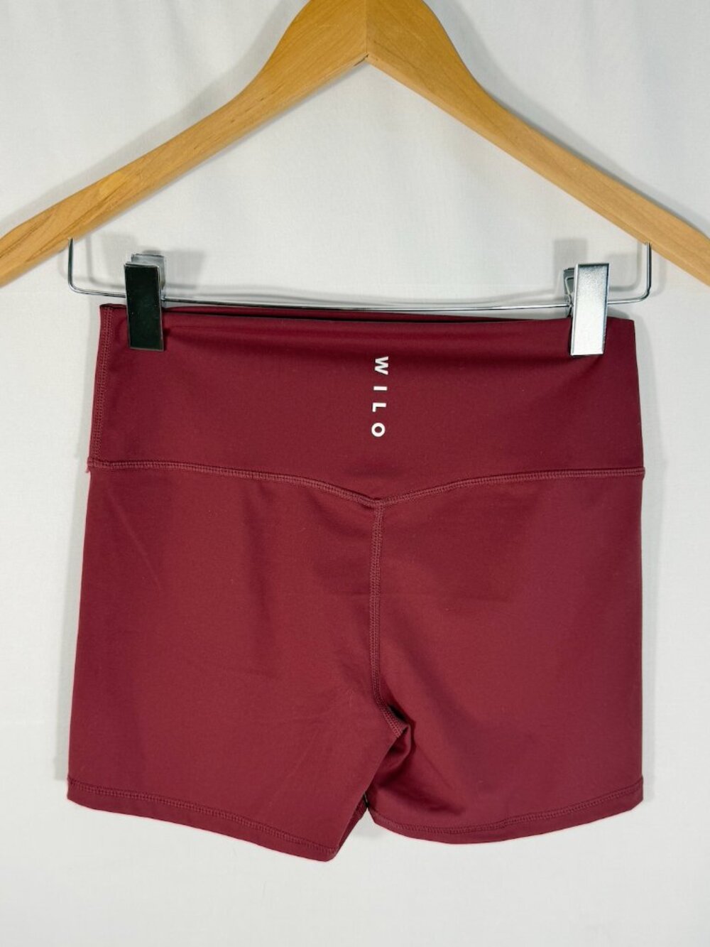 Wilo The Label Longline Cami Shorts Set Burgundy Medium NWT 2 Piece Workout - Picture 6 of 8